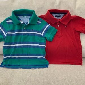 4T boy Tommy Hilfiger Polo short sleeve Shirts bundle